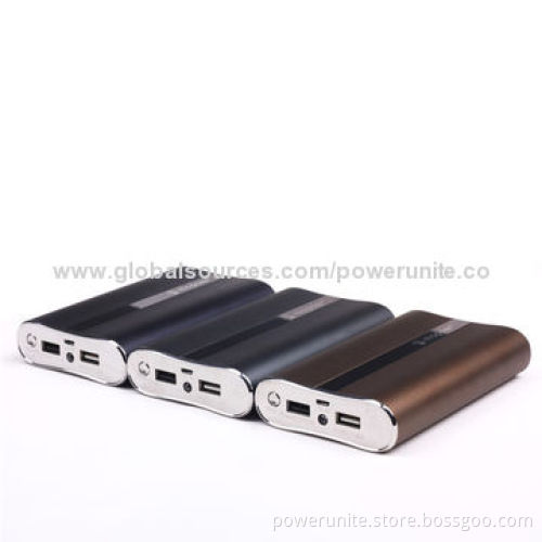 16,000mAh Metal Case Power Banks with Dual USB Port, Sized 130*80*23mm, 5V DC-1/2.1A Output